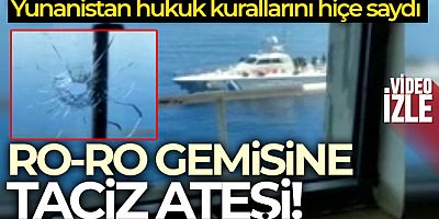 Yunanistan Ege'de gemiye ateş açtı