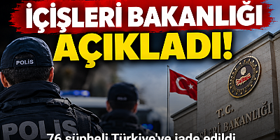 Yurt dışında aranan 76 şüpheli Türkiye’ye iade edildi