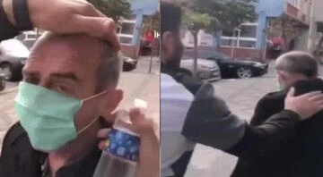 Yüzüne maske takıp, kafasına kolonya dökmüştü! Günlerce konuşulan görüntüler için karar