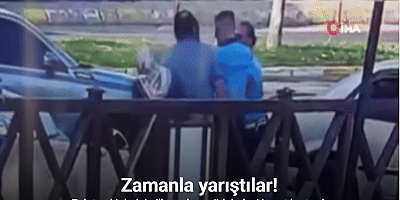 Zabıta ekiplerinin ilk yardım müdahalesi hayat kurtardı: O anlar saniye saniye kameraya yansıdı