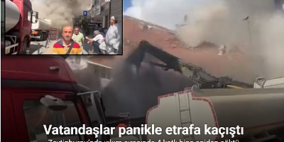 Zeytinburnu’nda yıkım sırasında 4 katlı bina aniden çöktü