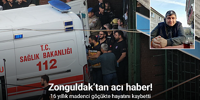 Zonguldak'tan acı haber! 16 yıllık madenci göçükte hayatını kaybetti