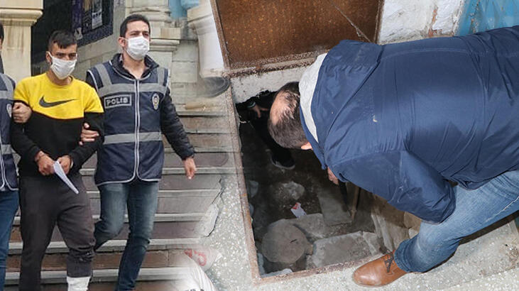 Tacizci polisten kaçmak için ormanlık alana yaşam alanı kurmuş!