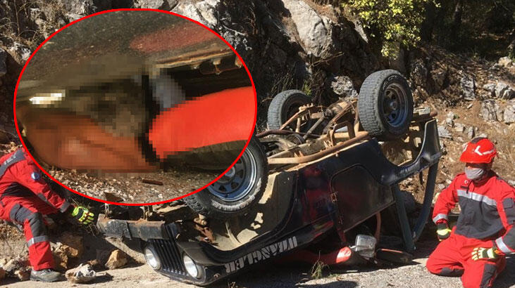Takla atan cipin altında feci şekilde can verdi!