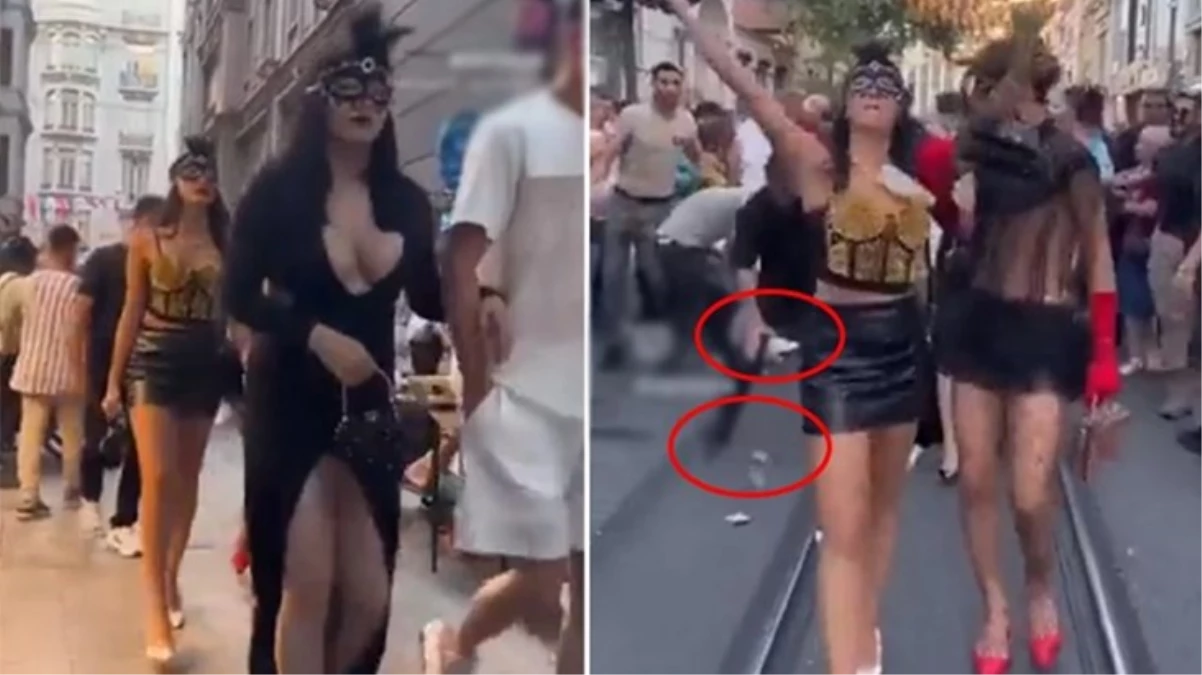 Taksim'de dolar dağıtarak izdiham yaratan şüpheliler serbest bırakıldı