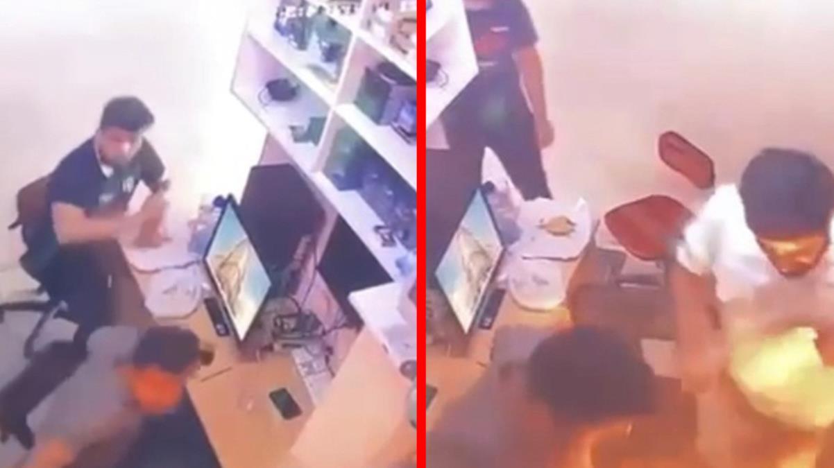 Tamir edilmek istenen cep telefonu tornavida sokulunca bomba gibi patladı