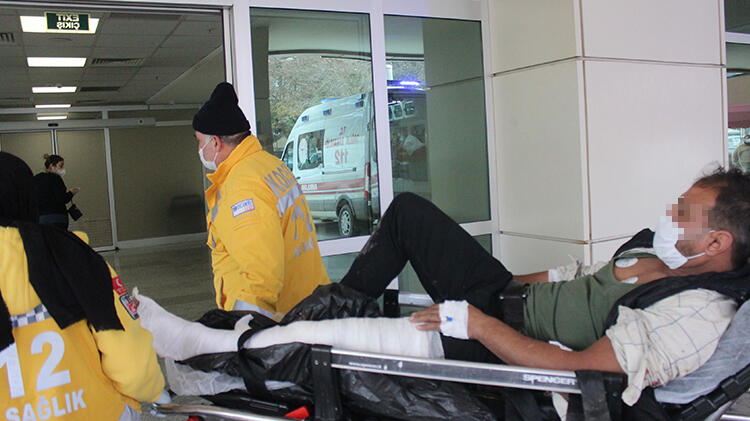 Tartıştığı şahıs silahla ayağından vurdu!