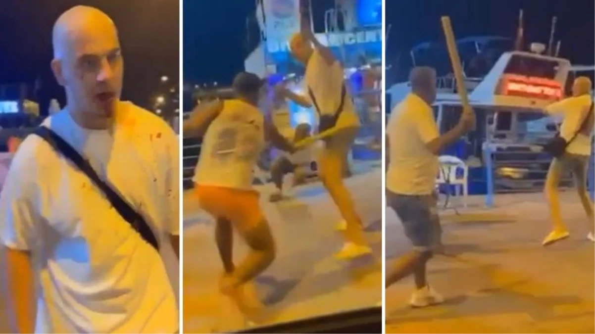 Tatil için gelen gurbetçiye 6 kişi sopalarla saldırdı! Kan donduran anlar kamerada