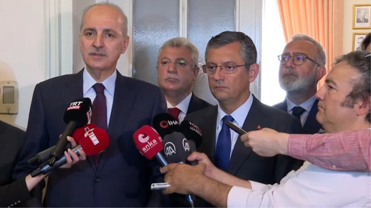 TBMM Başkanlığı için adaylık başvurusu yapan Numan Kurtulmuş, CHP'yi ziyaret etti