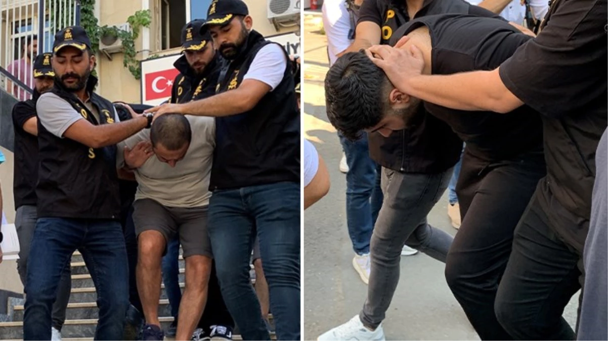 Tekel baskınına karışan 8 kişi adliyeye böyle götürüldü
