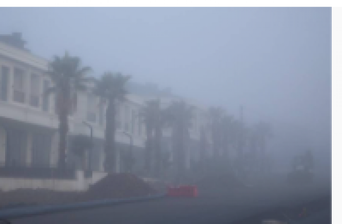 Tekirdağ’da yoğun sis etkili oldu: Kent adeta sisin içinde kayboldu