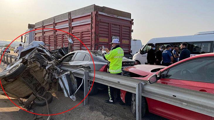 Tekirdağ'da feci görüntü! Kaza yerinde can verdi