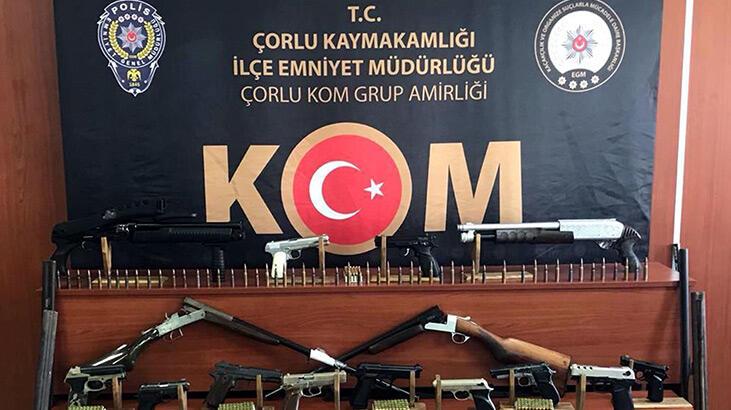 Tekirdağ'da 'kaçak silah imalatı' operasyonunda 26 gözaltı