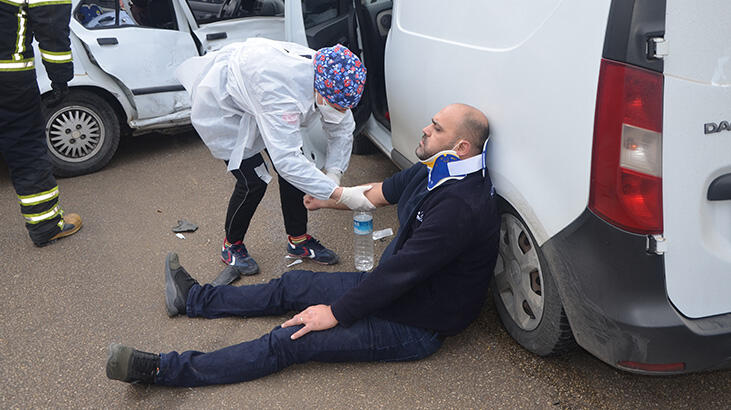 Tekirdağ'da kaza: 4 yaralı