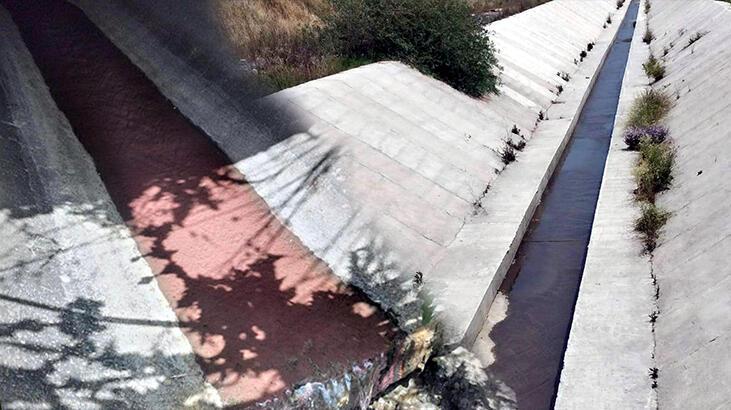 Tekirdağ'da kırmızı akan kanalda inceleme