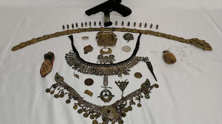 Tekirdağ'da tarihi eser operasyonu! Hepsi sırt çantasından çıktı