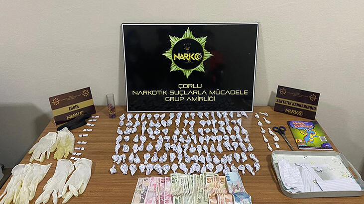 Tekirdağ'da uyuşturucu operasyonu: 6 gözaltı