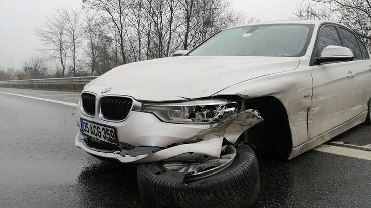 TEM otoyolu milyonluk kaza sonucu kapandı