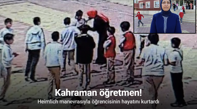 Teneffüste fenalaşan öğrenciye öğretmenden hayat kurtaran müdahale