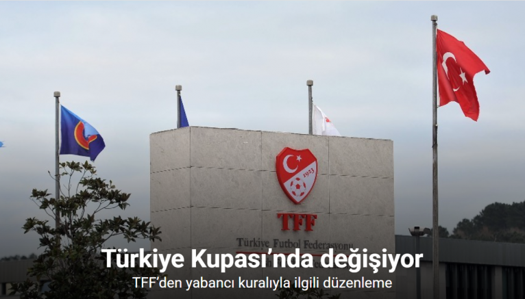 TFF’den yabancı kuralıyla ilgili düzenleme