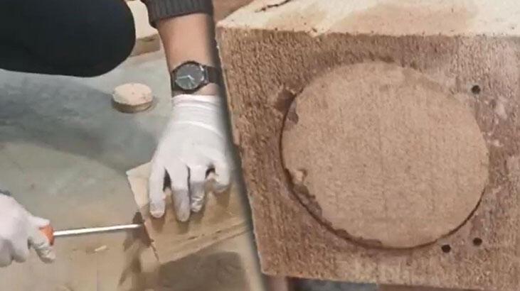 TIR'daki palet takozlarının içinden 27 kilo eroin çıktı