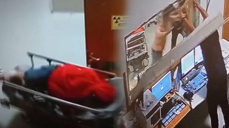 Tomografi odasında dehşet! Sağlık çalışanları kendilerini odaya kilitledi