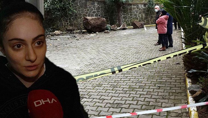Trabzon’da dev kayaların düştüğü korku sitesinde 'heyelan' kabusu