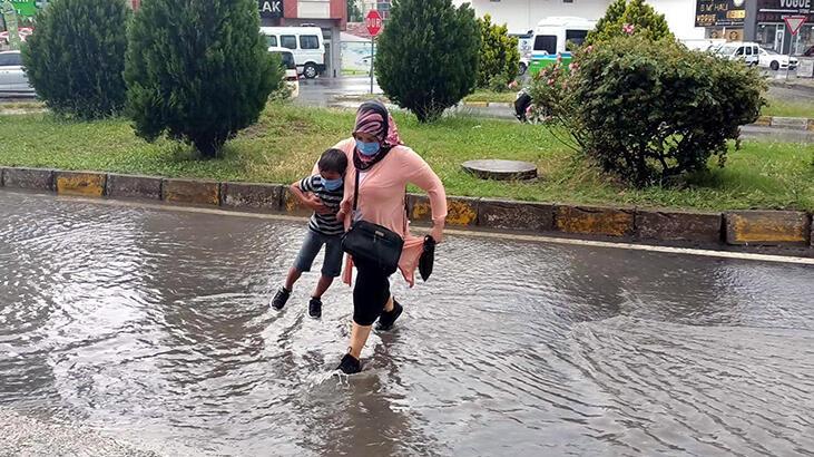 Trakya'da sağanak etkili oldu