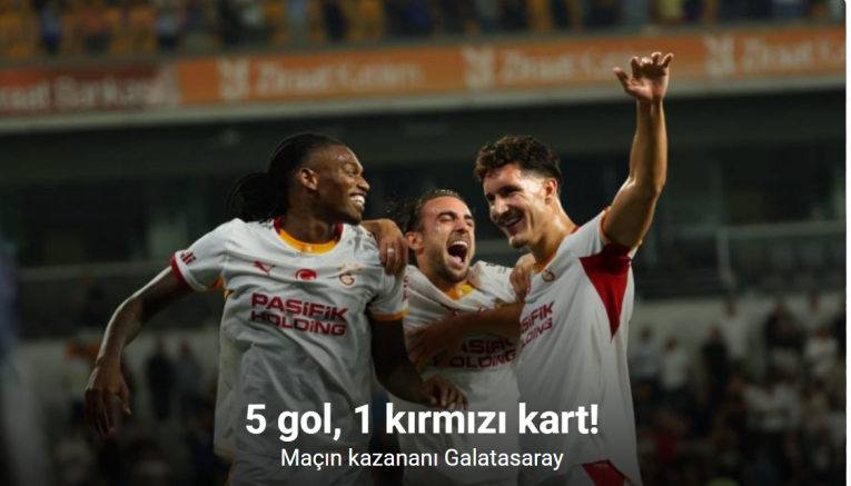 Trendyol Süper Lig: Başakşehir: 2 - Galatasaray: 3 (Maç sonucu)