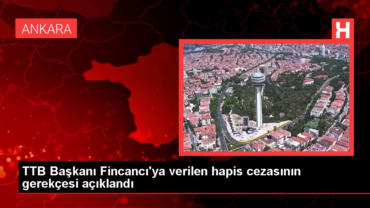 TTB Başkanı Fincancı'ya verilen hapis cezasının gerekçesi açıklandı