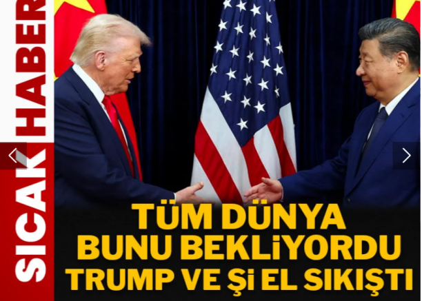 Tüm dünya bunu bekliyordu: Trump ve Şi el sıkıştı