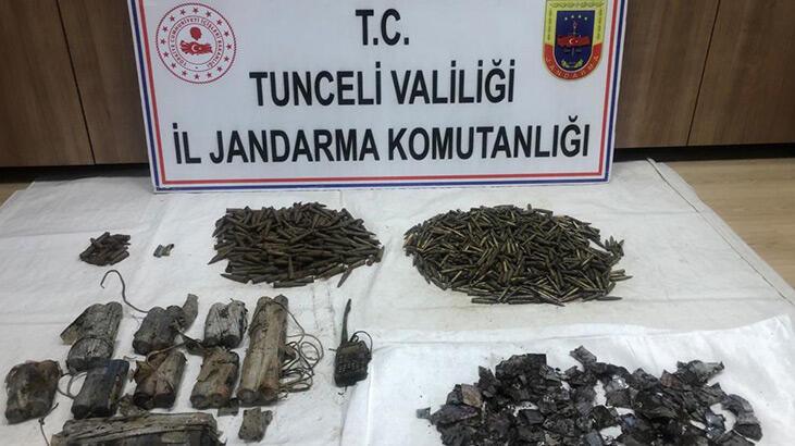 Tunceli'de teröristlere ait 5 odalı sığınak imha edildi