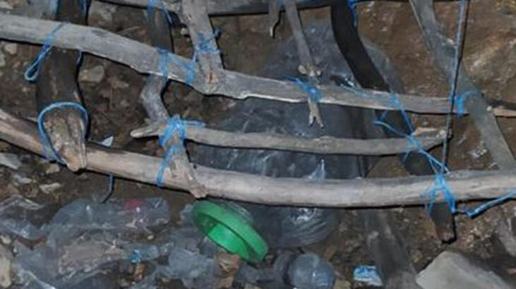 Tunceli'de teröristlerin sığınağı kullanılamaz hale getirildi