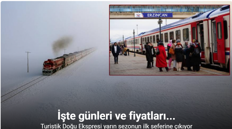 Turistik Doğu Ekspresi yarın sezonun ilk seferine çıkıyor