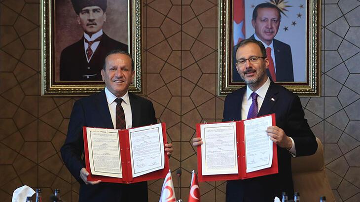 Türkiye ile KKTC arasında gençlik ve spor alanında iş birliği! İmzalar atıldı