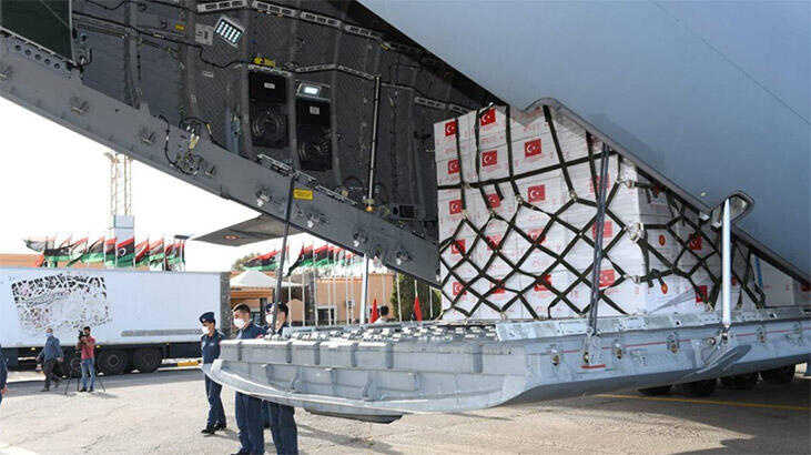 Türkiye'den Libya'ya yardım eli! 150 bin doz aşı ulaştırıldı