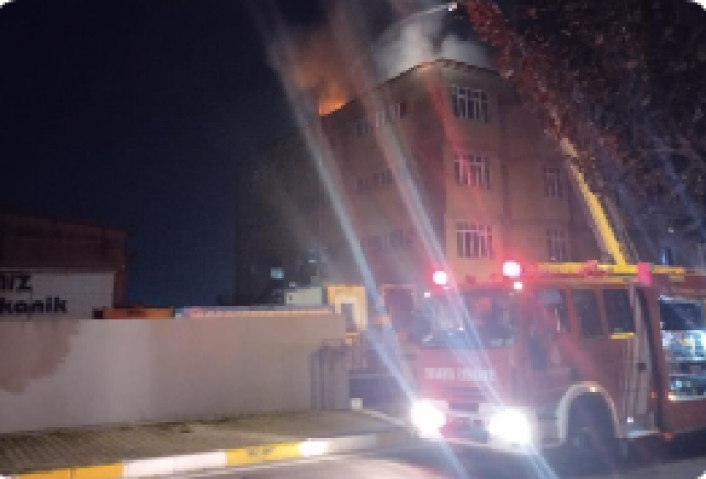 Tuzla’da ayakkabı fabrikasında yangın