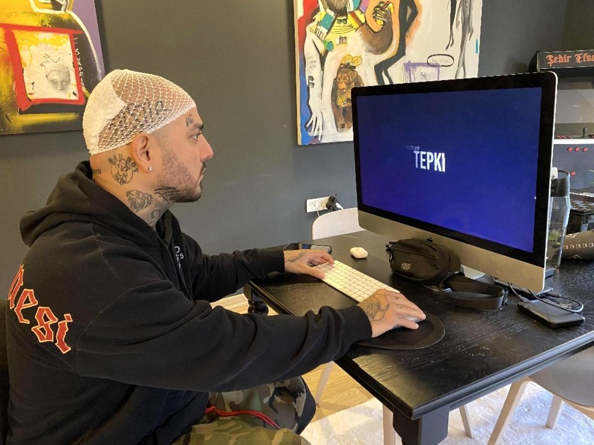 Ünlü rapçinin klip çekiminde faciadan dönüldü