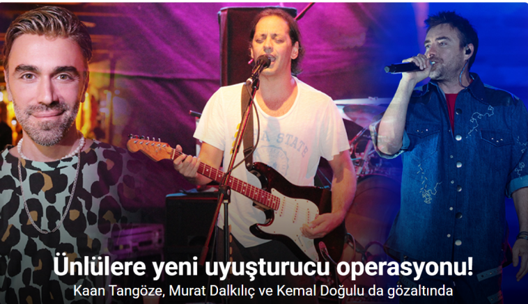 Ünlülere uyuşturucu operasyonunda 17 şüpheli gözaltına alındı!