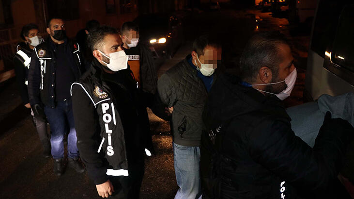 Uyuşturucu partisi düzenlenen eve baskın! Gözaltına alındılar