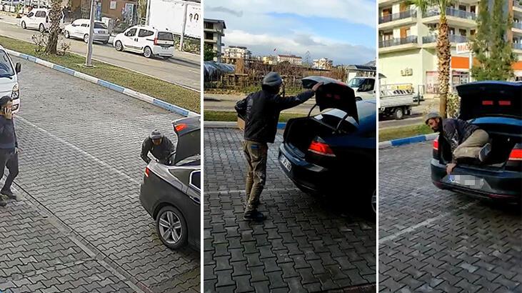 Üzeri kirli işçisini otomobilinin bagajında taşıyan kişiye 1665 lira ceza