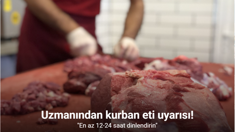 Uzmanından kurban eti uyarısı: