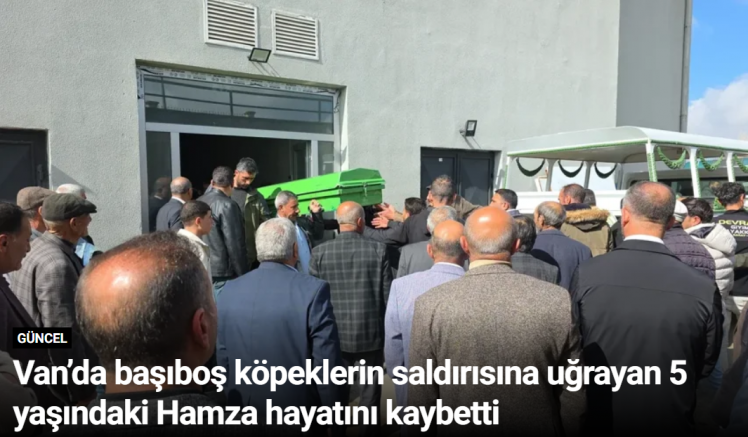 Van’da başıboş köpeklerin saldırısına uğrayan 5 yaşındaki Hamza hayatını kaybetti