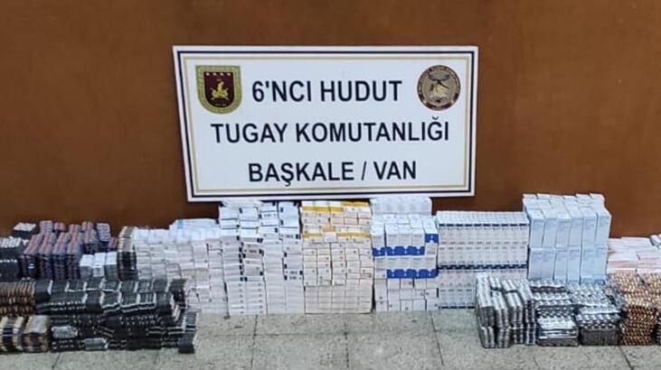 Van ve Hatay sınırında uyuşturucu ve kaçak sigara ele geçirildi