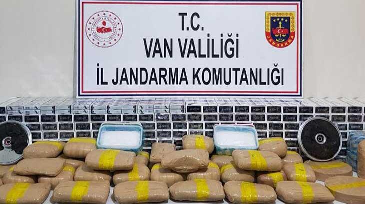 Van'da ele geçirildi! Tam 69 kilogram...