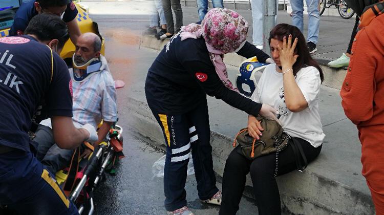 Yangına gidilen itfaiye aracı taksiye çarptı! İki kişi yaralandı