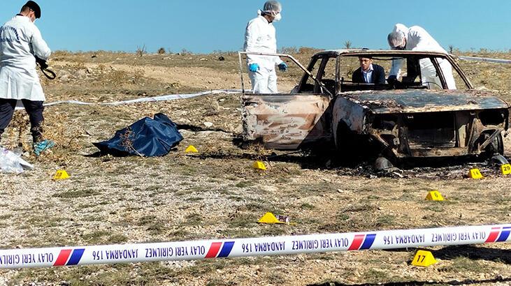 Yanmış otomobildeki 2 cesetle ilgili 3 gözaltı