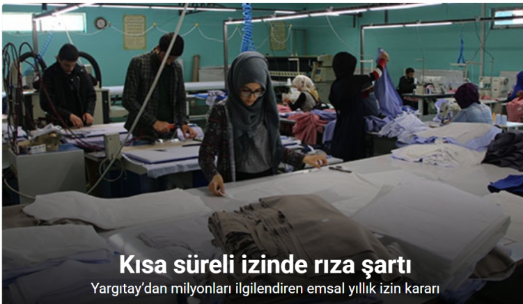 Yargıtay’dan milyonları ilgilendiren emsal yıllık izin kararı