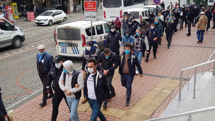 Yasa dışı bahis operasyonunda gözaltına alınan 13 kişi adliyede