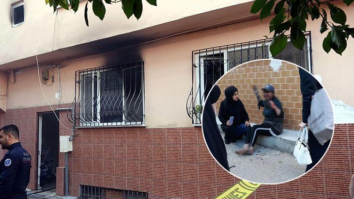 Yemek yaparken mutfakta çıkan yangında ağır yaralandı